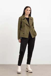 Style X Lab: STYLE LAB SUBCONCIOUS JACKET - OLIVE