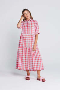 THING THING LUNA DRESS - CHECK MATE