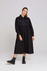 THING THING DELPHI DRESS - BLACK