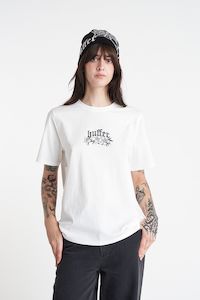 Huffer: HUFFER CLASSIC TEE 170/INKED - CHALK