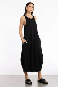 REPERTOIRE BAY DRESS - BLACK