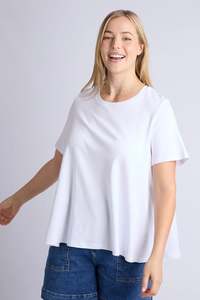 ELM DAISY TEE - WHITE