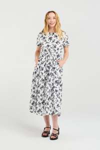 ZAFINA SCARLETT DRESS -  FLORALINE