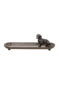 Homeware: LV DACHSHUND SCULPTURE TRAY