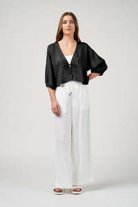 MADLY SWEETLY VEIL JACKET - BLACK