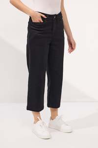 Vogue Denim: NEWPORT ATHENA WIDE LEG JEAN - BLACK