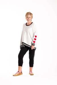 Deanne Hobbs: JELLICOE REVIVAL SWEATER - WHITE