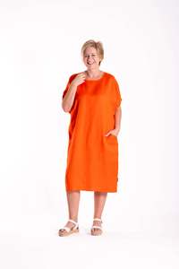 Deanne Hobbs: JELLICOE SOFIA DRESS - ORANGE