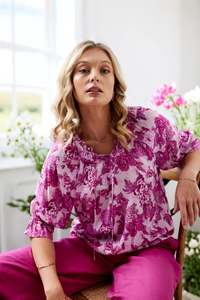 NEWPORT PRIMROSE BLOUSE - PRIMROSE PRINT