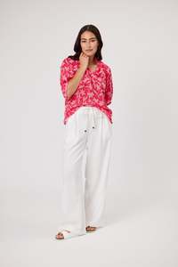 DUO FLEUR TOP - FLEUR PRINT