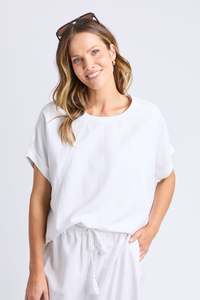 Elm: ELM MAURA TOP - WHITE