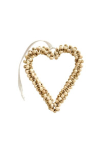 Gift Ideas: LV WOODEN BEAD HEART HANGER - IVORY