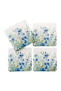 LV SET 4 COASTERS - WATER COLOUR GARD