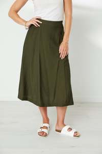 NEWPORT TRACE SKIRT - KHAKI