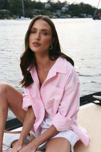 Stories To Be Told: STORIES BE TOLD SIGNATURE PINK OXFORD BOYFRIEND SHIRT
