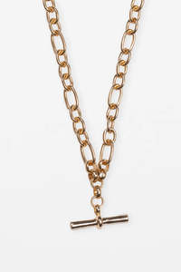 Jewellery: STELLA + GEMMA NECKLACE - GOLD CHUNKY FOB