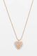 Stella + Gemma Necklace - Gold Chain With Heart Pearls