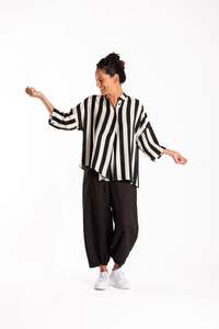 JELLICOE PHOENIX SHIRT - BLACK STRIPE