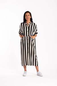 JELLICOE JAYDE DRESS - BLACK STRIPE