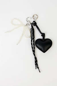 STELLA + GEMMA BAG/KEY CHARM - MULTI ROPE WITH HEART