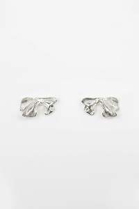 Jewellery: STELLA + GEMMA EARRINGS - SILVER BOWTIFUL