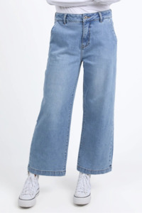 Elm: ELM IZZY WIDE LEG JEAN - VINTAGE BLUE WASH