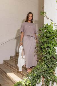 FOXWOOD EVOLVE SKIRT - BROWN