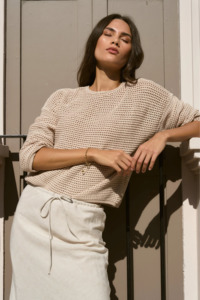 RE:UNION DAWN STRING CROCHET KNIT JUMPER - STRING