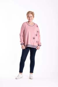 JELLICOE SWEATSHIRT PUNK DAISY - PINK