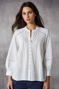 LANIA VINTAGE SHIRT - OFF WHITE