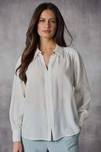 LANIA TAPESTRY SHIRT - IVORY
