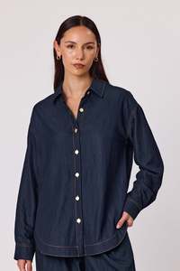DUO PERCY SHIRT - INDIGO