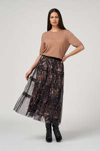 Vogue Skirts: LOOBIE'S STORY ANTOINETTE SKIRT - BLACK