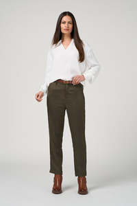 LOOBIE'S STORY MARLOWE PANT - OLIVE