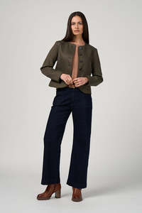 LOOBIE'S STORY MARLOWE JACKET - OLIVE