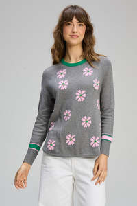 Z P: Z&P DAISY CHAIN JUMPER - CLOUD