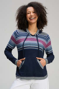 Z P: Z&P APRES HOODIE - DARK DENIM