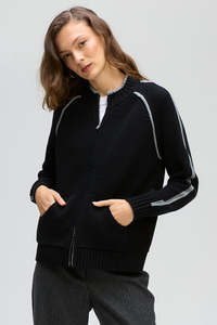 Ld Co: LD & CO GOLF ZIP UP - BLACK