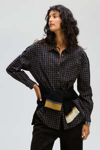 LD & CO POKER DOT SHIRT - BLACK SPOT