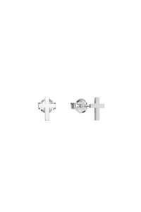 STOLEN GIRLFRIENDS CLUB TINY STOLEN CROSS EARRINGS