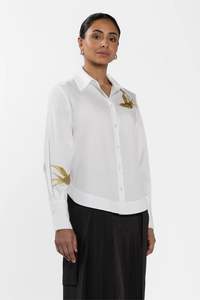 REPERTOIRE SEBASTIAN SHIRT - WHITE