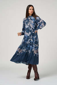 LOOBIES STORY CASELLA MIDI DRESS