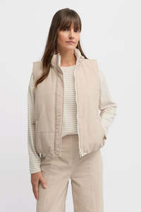 Vogue Coats Jackets: YARRA TRAIL LEVITY PUFFER - ALMOND ECRU
