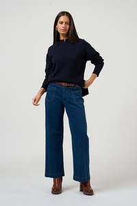 LOOBIES STORY SIA SWEATER - INDIGO