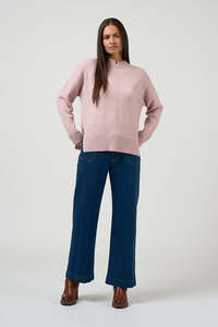 Vogue Cardigans Sweaters: LOOBIES STORY SIA SWEATER - DUSKY BLUSH
