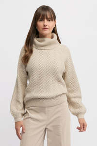 YARRA TRAIL HUDSON KNIT - ALMOND