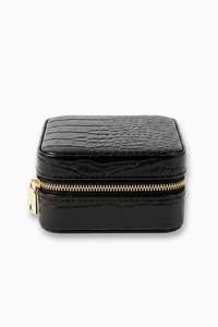 Gift Ideas: STELLA + GEMMA JEWEL BOX BLACK CROC SQUARE