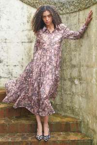 COOP SUN & THE SWOON DRESS - PINK & GREY