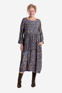 JELLICOE JORDAN DRESS - PERIWINKLE BLOSSOM