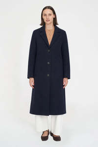 Vogue Coats Jackets: HUFFER OSCAR COAT - NAVY